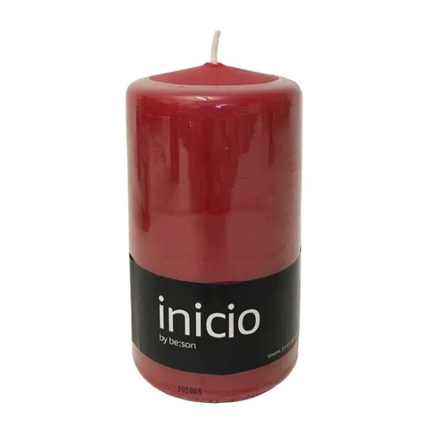 inicio Blockljus 68x120 mm Röd ½ Pall 672st