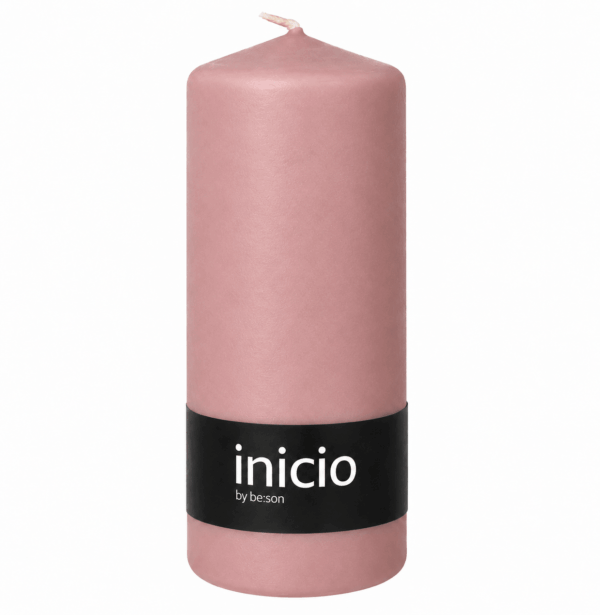 inicio Blockljus 67x180 mm Soft Rosa