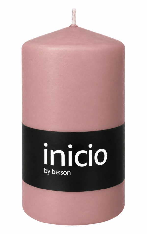 inicio Blockljus 68x120mm Soft Rosa