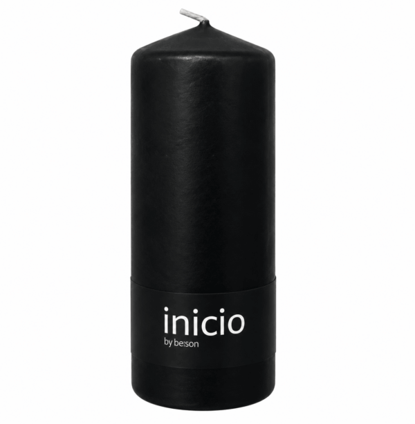 inicio Blockljus 67x180 mm Svart