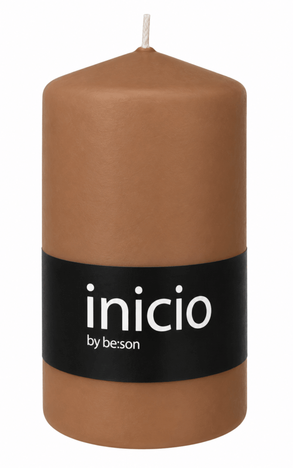 inicio Blockljus 68x120 mm Toffee