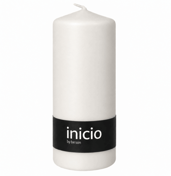 inicio Blockljus 67x180 mm Vit