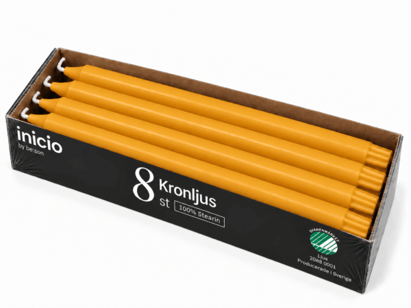 inicio Kronljus Lejon 100%stearin 28cm 8p 10h Svan