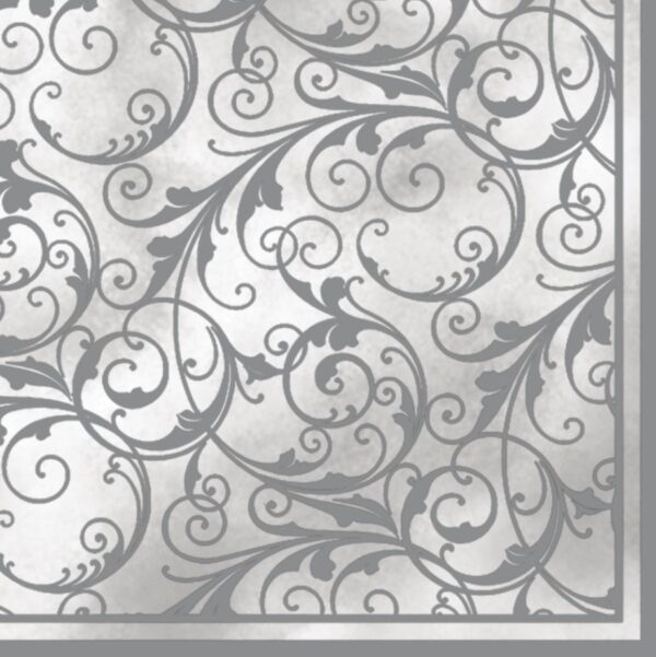 inicio Servetter White & Silver 3-lag 33cm 20pack