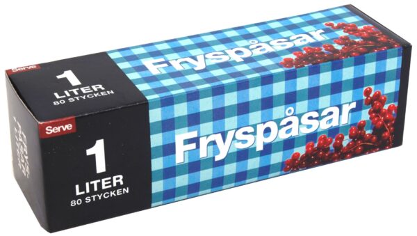 Serve Fryspåsar 1 liter 90 pack