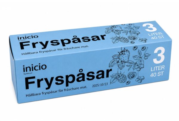 Serve Fryspåsar 3 liter 40 pack