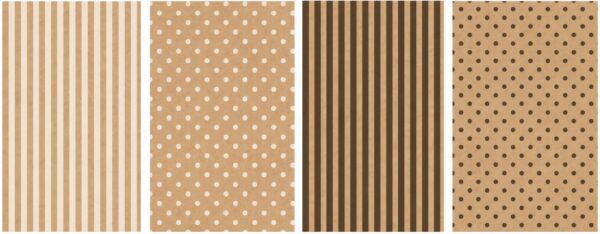 inicio Presentpapper Kraft Stripes&Dots mix 0,7x3m