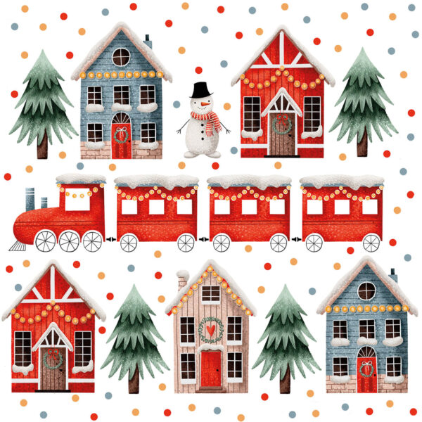 inicio Servetter Christmas Tra 3-lag 33 cm 20 pack