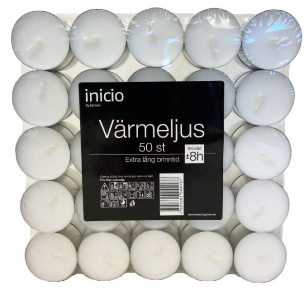 inicio Värmeljus 8h 50-p