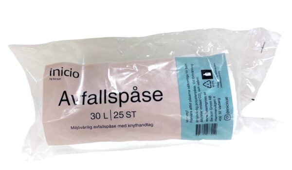 inicio Avfallspåse knythandtag 30 liter 25 st
