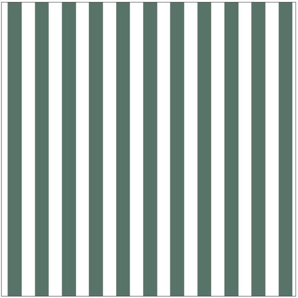 inicio Servetter Stripe Djupgrön 3-lag 33cm 20pack
