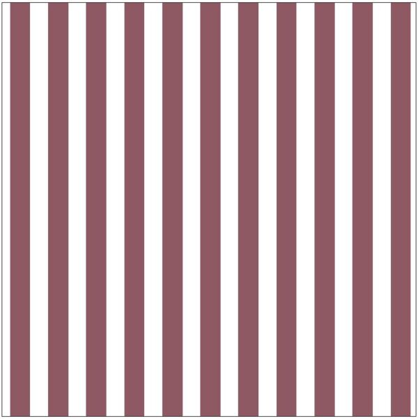 inicio Servetter Stripe Djupröd 3-lag 33cm 20pack